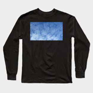 White Blue Cloudy Sky Long Sleeve T-Shirt